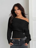 OFF SHOULDERRELAXED FIT LONGSLEEVE